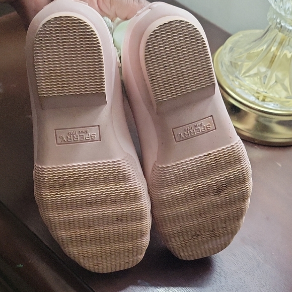 Sperry Light Pink and Cream Kids Boots - Picture 4 of 4